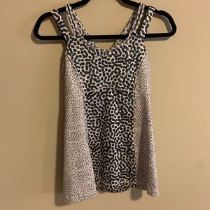 Lululemon Tank, leopard, size 6
